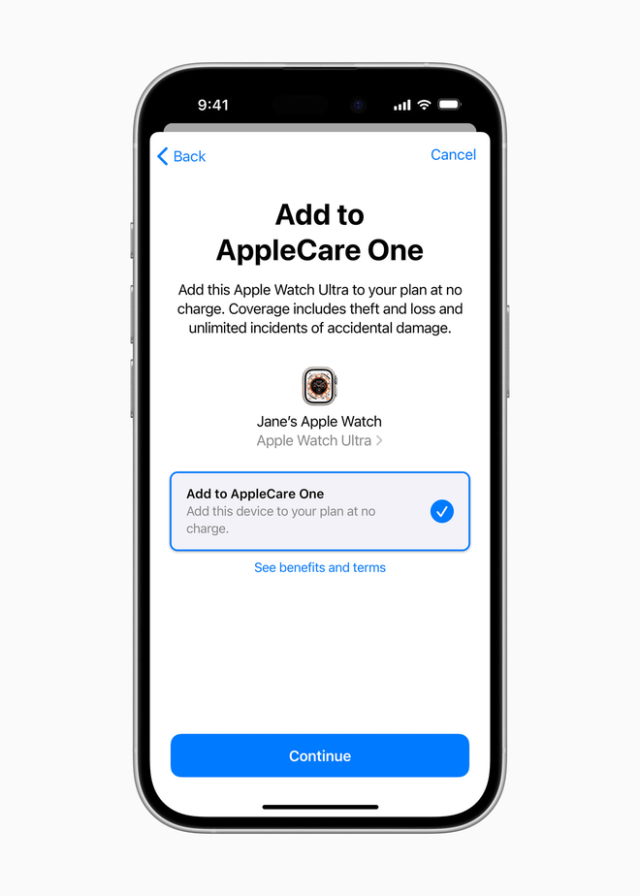 With AppleCare One, customers can now add eligible products that they already own. With AppleCare One, customers can now add eligible products that they already own.