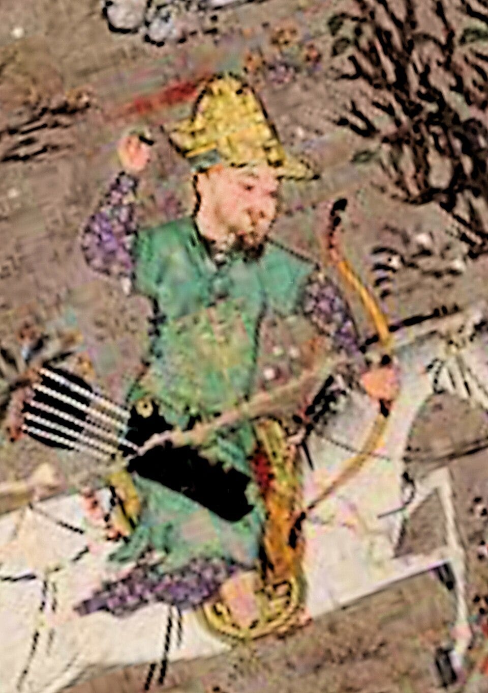 Uzun Hasan, taken from https://en.wikipedia.org/wiki/Uzun_Hasan#/media/File:Uzun_Hasan_on_horse,_1460s%E2%80%931470s,_Aq_Qoyunlu_ruler_Uzun_Hasa_hunting_(detail).jpg