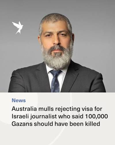 Zvi Yehezkeli, an i24 Arab affairs commentor, once said on air that Israel should have responded to Hamas' 7 October attack by killing 100,000 Palestinians in Gaza. He has also accused journalists Zvi Yehezkeli, an i24 Arab affairs commentor, once said on air that Israel should have responded to Hamas' 7 October attack by killing 100,000 Palestinians in Gaza. He has also accused journalists