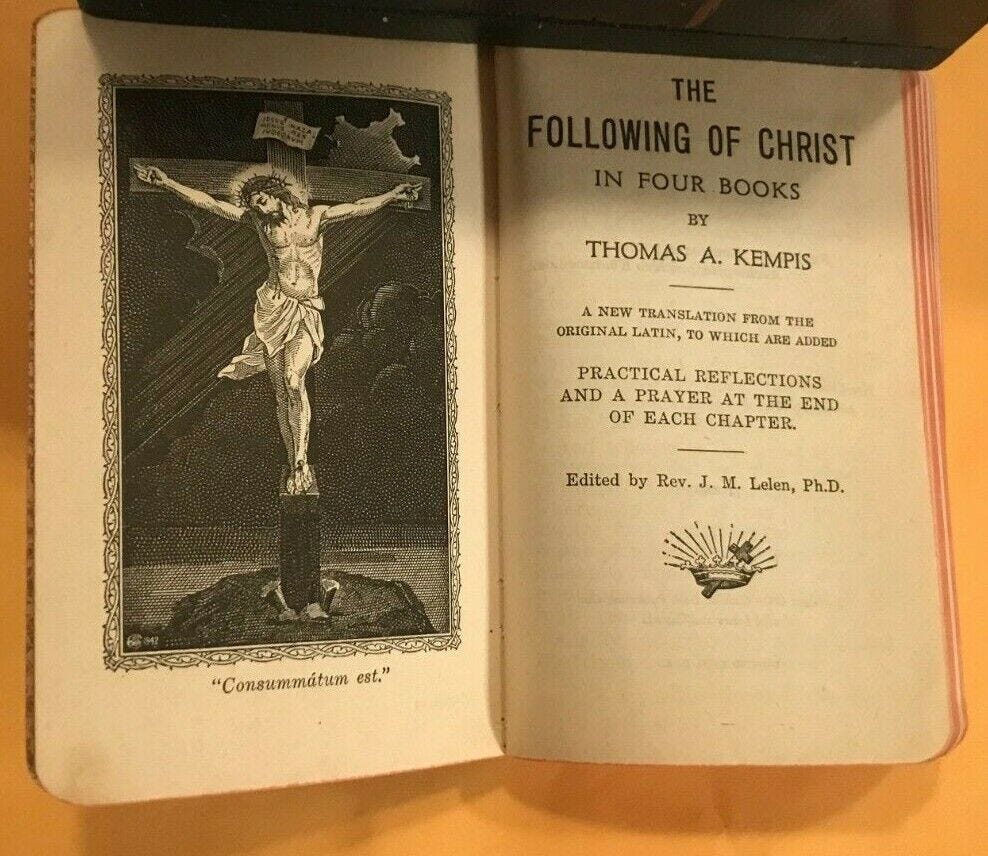 The FOLLOWING of CHRIST in Four Books by Thomas Kempis - 1941 | eBay
