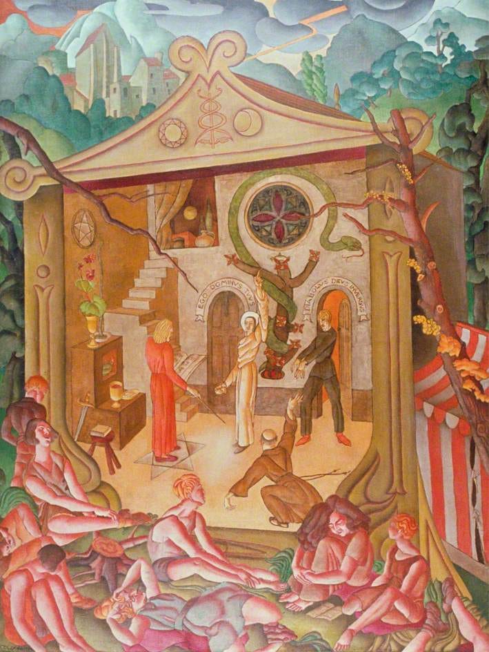 Scene from Marlowe's 'Dr Faustus'