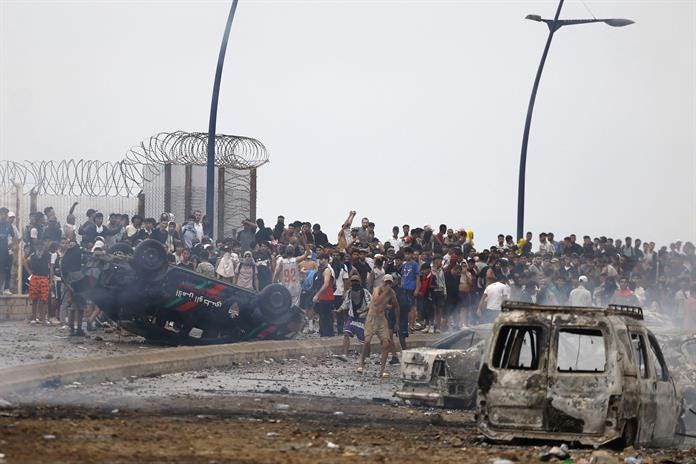 España enfrenta crisis migratoria en Ceuta 2026