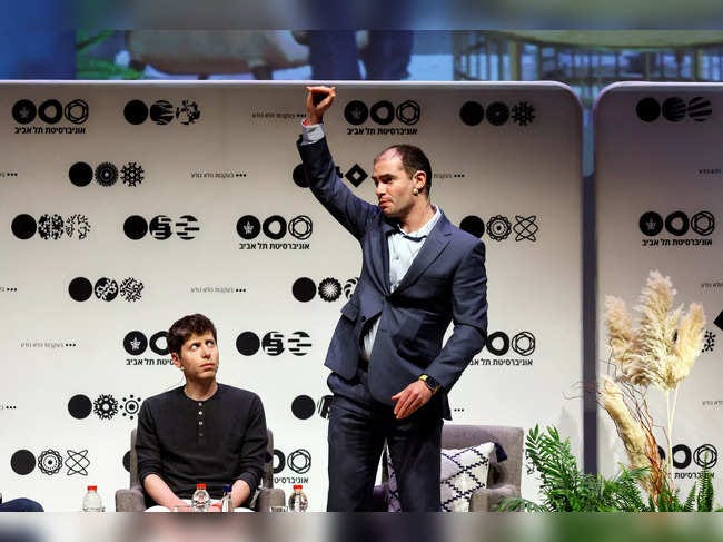 Sam Altman and Ilya Sutskever Sam Altman and Ilya Sutskever