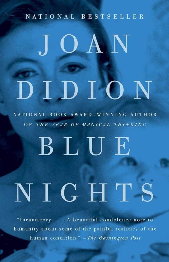Book cover of Joan Didion's "Blue Nights"