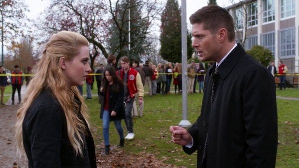 Kim Rhodes Briana Buckmaster supernatural movie tv tech geeks 600x337 Kim Rhodes Briana Buckmaster supernatural movie tv tech geeks 600x337