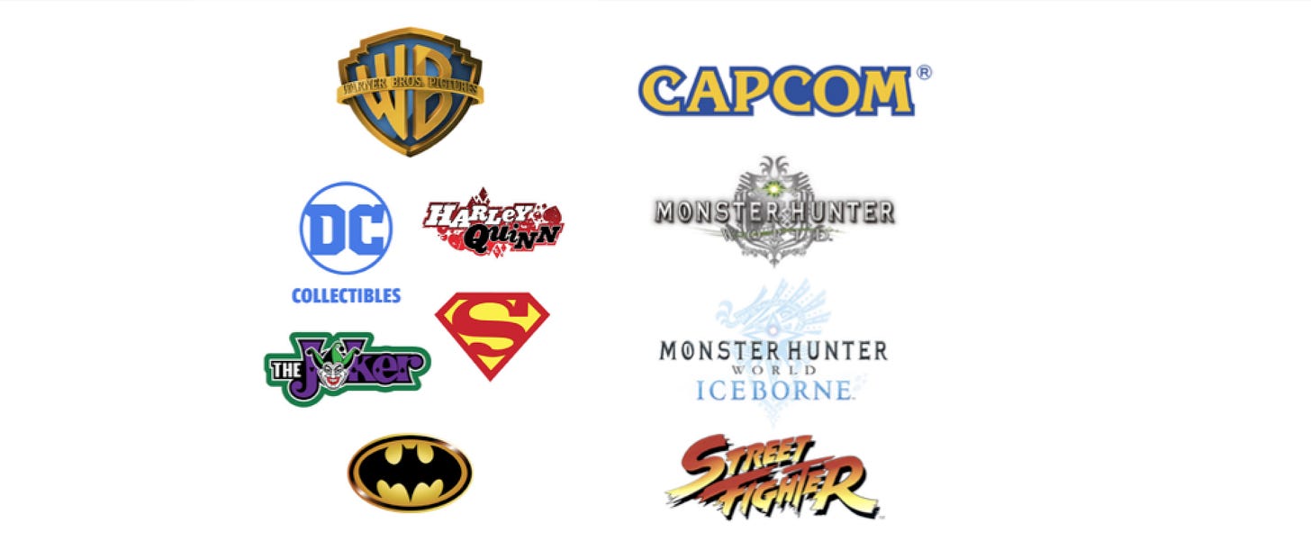 VE-VE announces Warner Brothers and Capcom digital collectibles