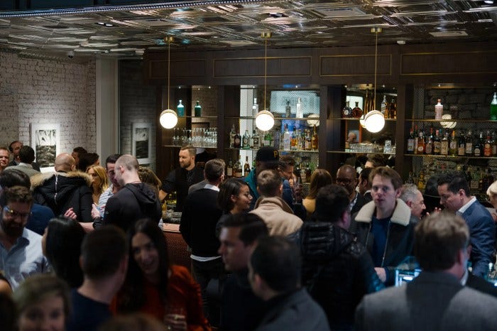 The opening party at the WoS SoHo boutique. The Bar is run by Death&Co. The opening party at the WoS SoHo boutique. The Bar is run by Death&Co.