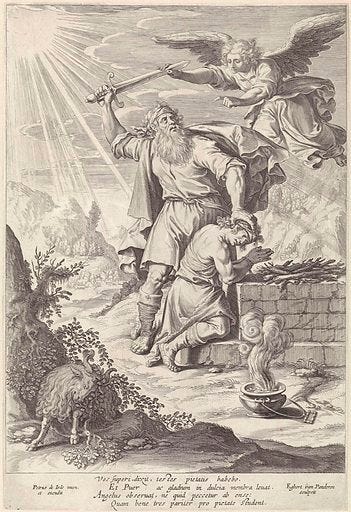 Sacrifice of Abraham free public domain image | Look and Learn Sacrifice of Abraham free public domain image | Look and Learn