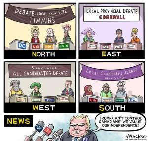 The increasing control over political candidates' public engagements in Ontario raises concerns about transparency and democracy, reflecting a shift towards meticulous message management at the cost of open debate.