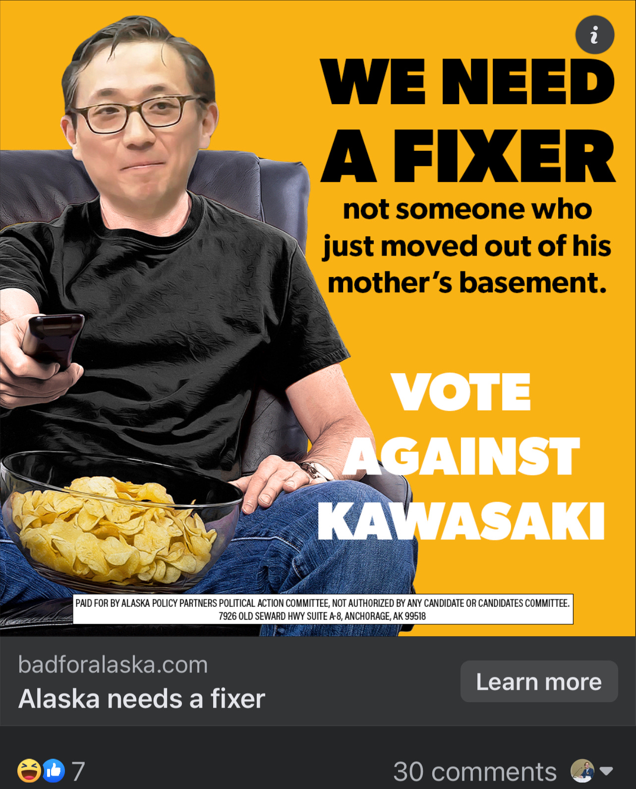 Here’s an example of meanness in the 2022 campaign season. It’s not even factually correct.