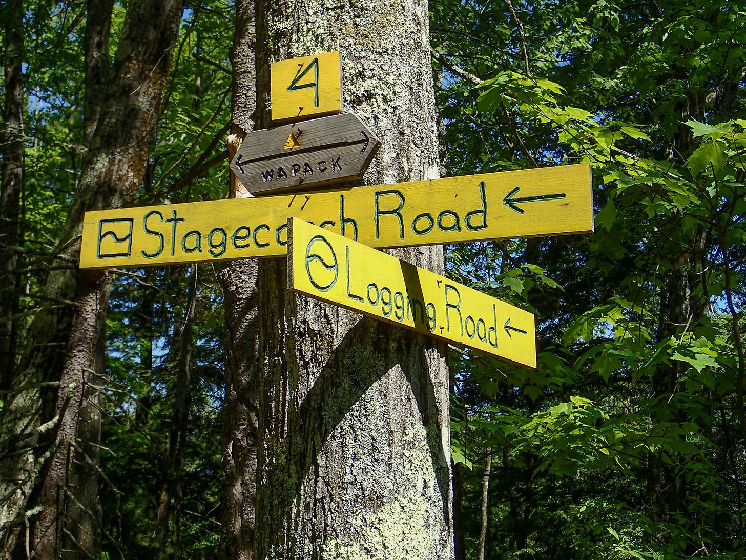 Wapack trail signage