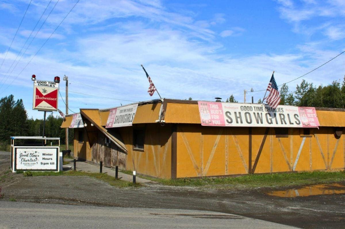 Good Time Charlie's, which eventually became a strip club, closed its doors in 2022. Good Time Charlie's, which eventually became a strip club, closed its doors in 2022.