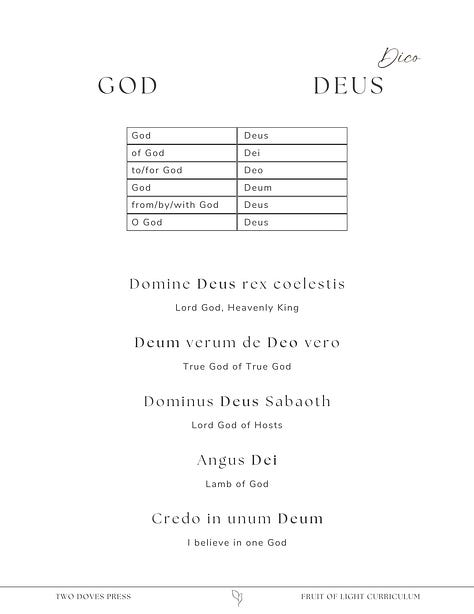 Samples pages of Latin Primer