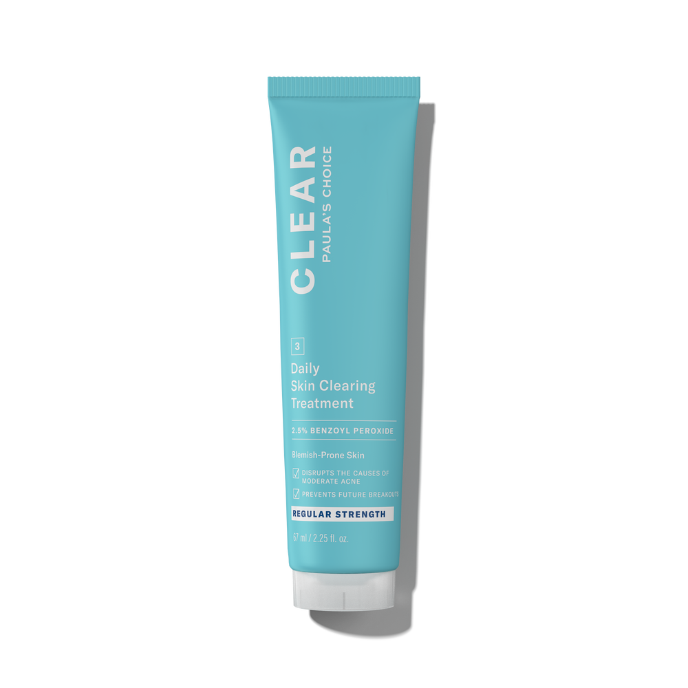 Regular Strength Daily Skin Clearing Treatment with 2.5% Benzoyl Peroxide