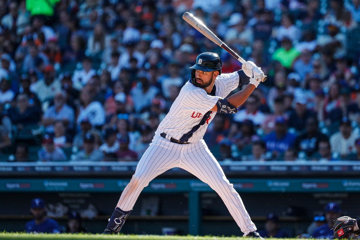 Tigers OF Riley Greene Records First MLB Hit - Fastball Tigers OF Riley Greene Records First MLB Hit - Fastball