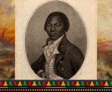 Slave Ship by JWM Turner and portrait of Olaudah Equiano by Daniel Orme