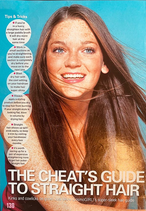 CosmoGIRL! tear sheets 