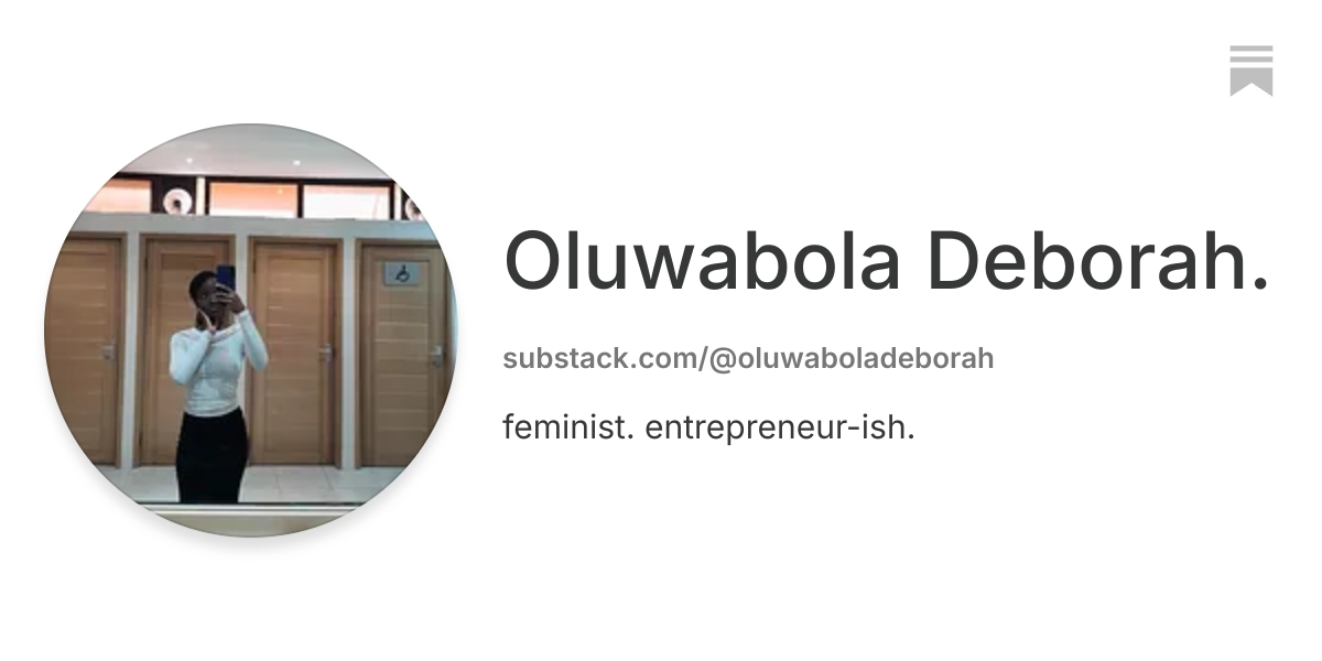 hey, it's deborah. | Substack