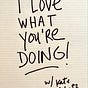 I Love What You're Doing