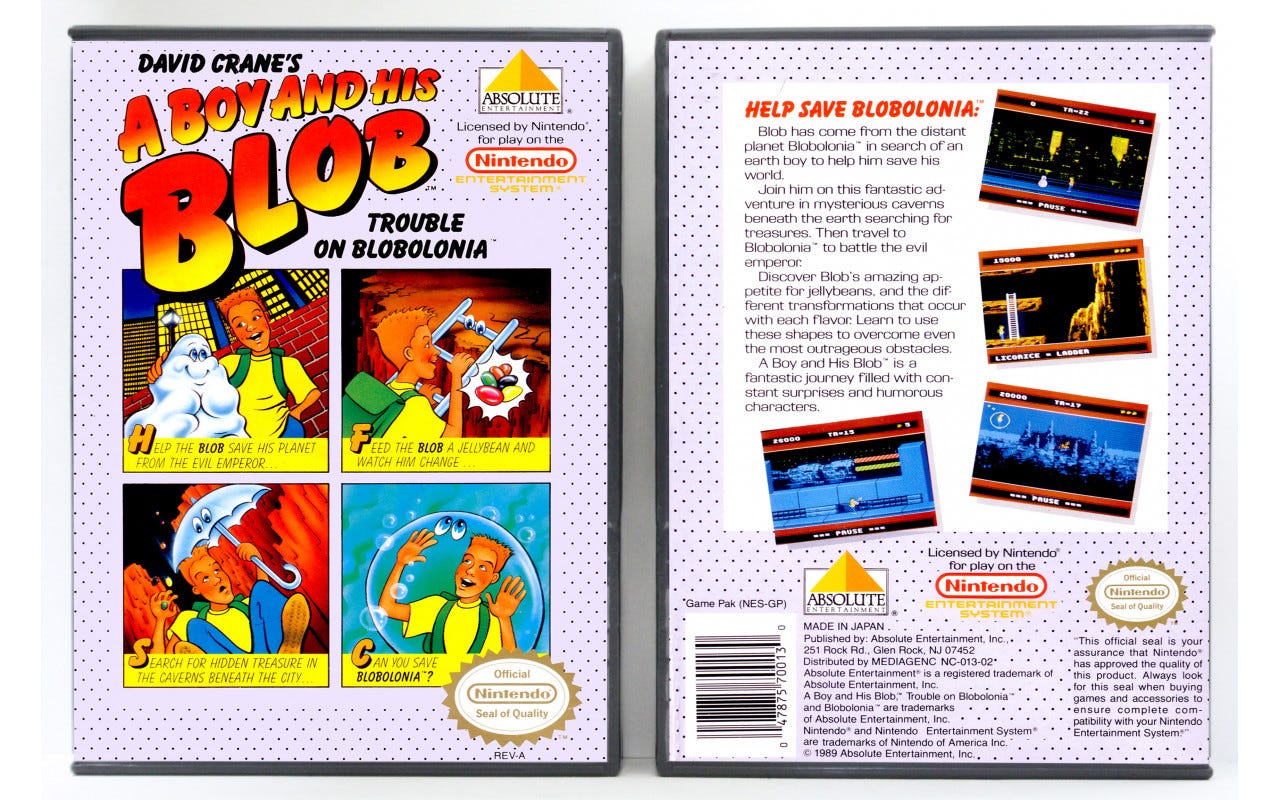 A Boy and His Blob: Trouble on Blobolonia