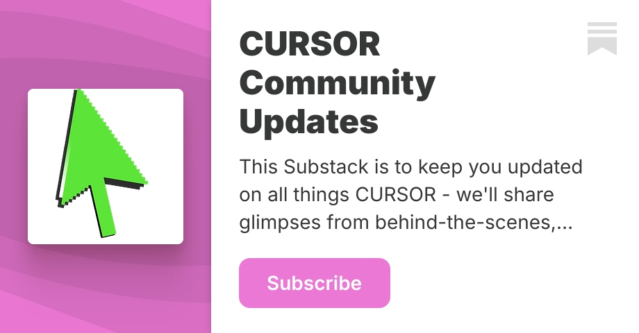 Be part of CURSOR06: PLAY - CURSOR Community Updates