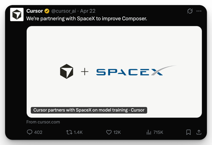 SpaceX Strikes $60 Billion Deal to Buy AI Coding Startup Cursor | Elephas  Resources | Elephas Resources