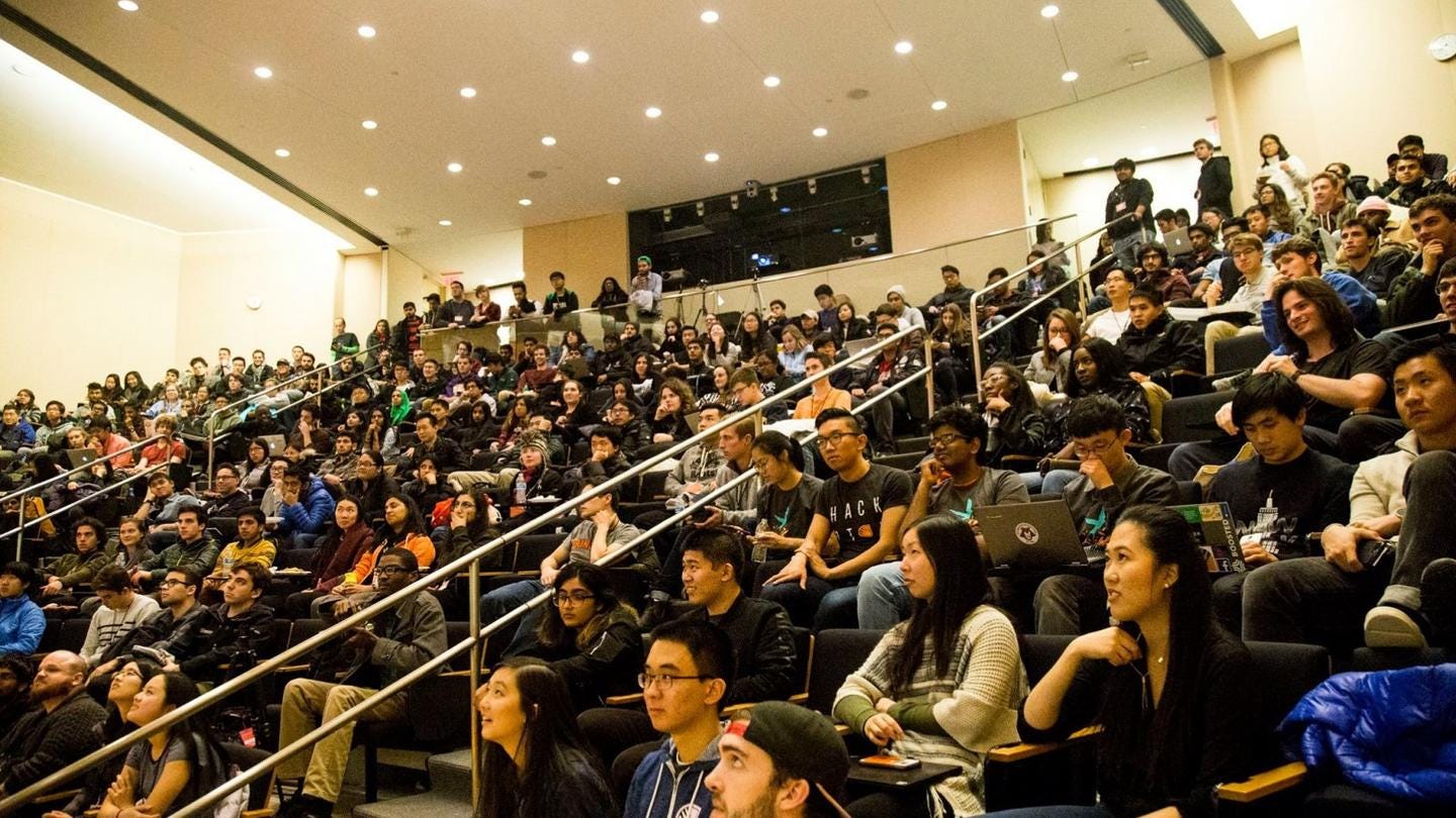 HackPrinceton Fall 2017 audience HackPrinceton Fall 2017 audience