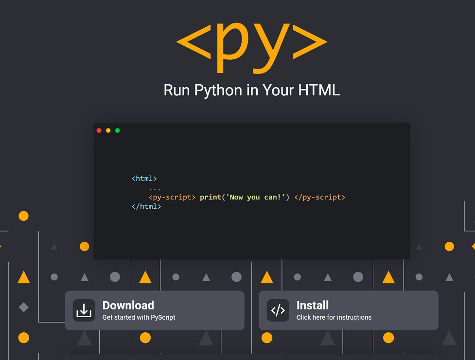 PyScript: Python embedded in HTML introduced at PyCon event • DEVCLASS PyScript: Python embedded in HTML introduced at PyCon event • DEVCLASS