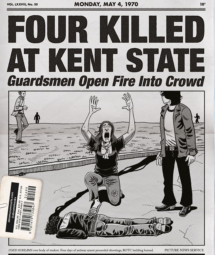 A Review of Derf Backderf's Kent State: Four Dead In Ohio — Nerd Team 30 A Review of Derf Backderf's Kent State: Four Dead In Ohio — Nerd Team 30