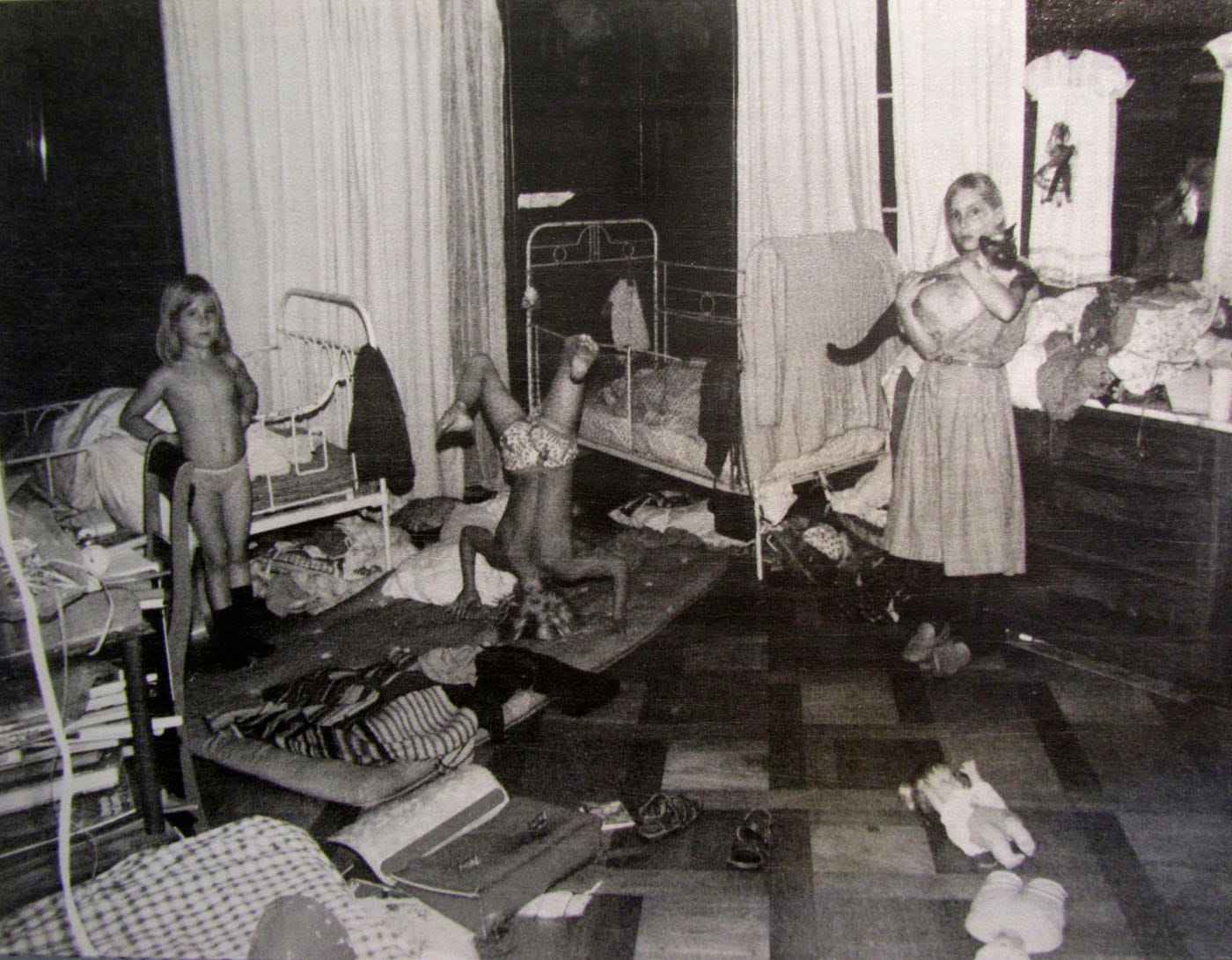 Annelies Štrba (Swiss, b. 1947) 'In the children's room' 1978 from the exhibition 'Annelies Štrba – "My Otherness Colourfully Unfolds"' at Fotostiftung Schweiz, Feb - Aug, 2023