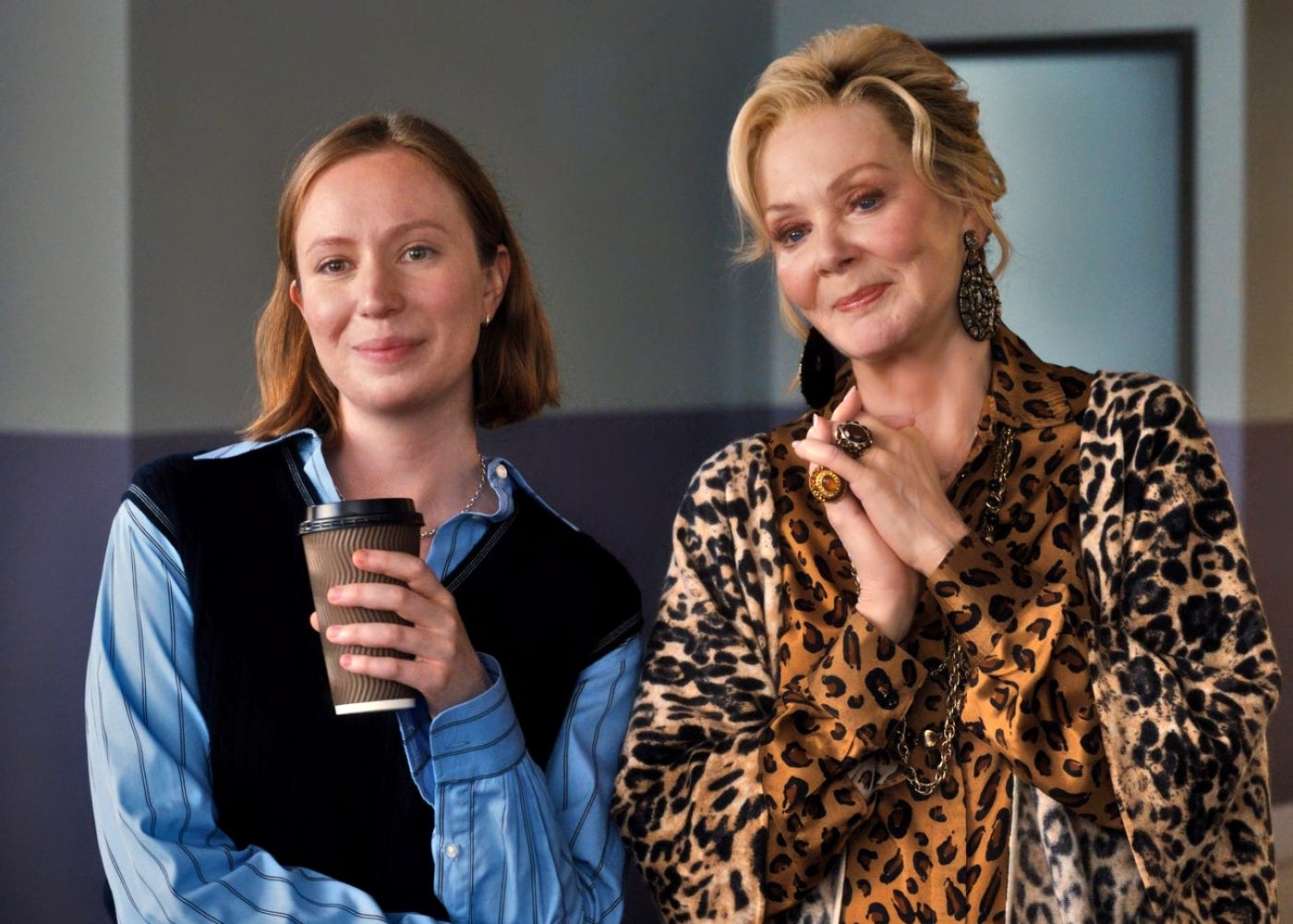 Hannah Einbinder as Ava Daniels and Jean Smart as Deborah Vance in Hacks season 5