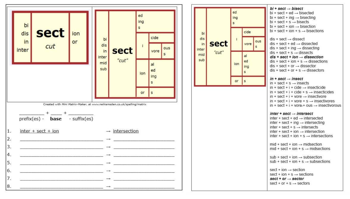 Distinction I~Ⅳ,Structures,Vocabularist Stages of Comprehension – Distinction Internal and External
