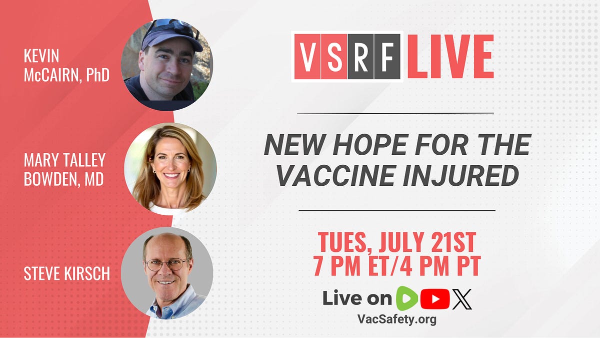 Image for VSRF LIVE TONIGHT: Episode 237: Kevin McCairn, PhD and Mary Talley Bowden, MD