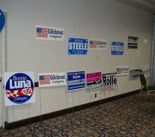 Signs, signs, everywhere signs. Signs, signs, everywhere signs.