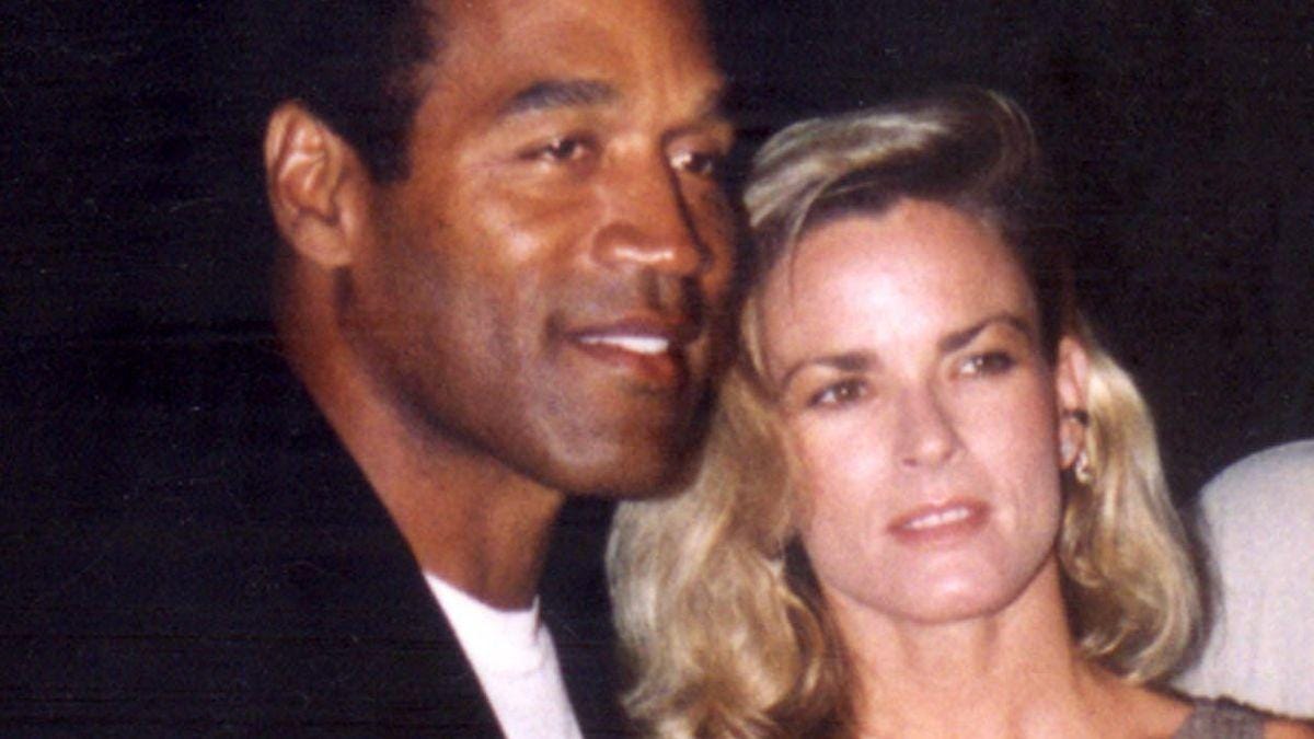 Photo of O.J and Nicole Simpson Photo of O.J and Nicole Simpson