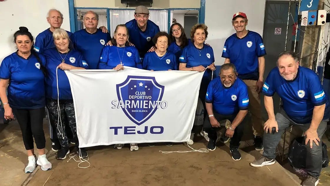 Del Club Sarmiento a Mar del Plata, el tejo bahiense va por los Juegos Bonaerenses