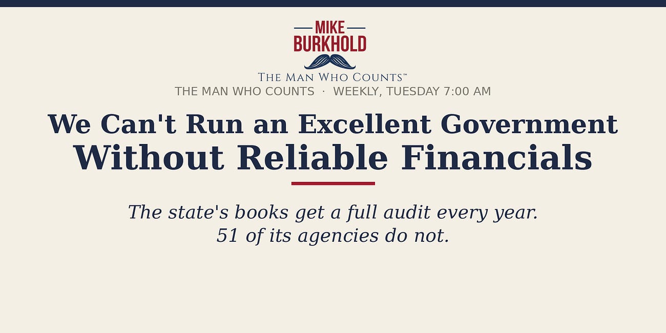 We Can't Run an Excellent Government Without Reliable Financials