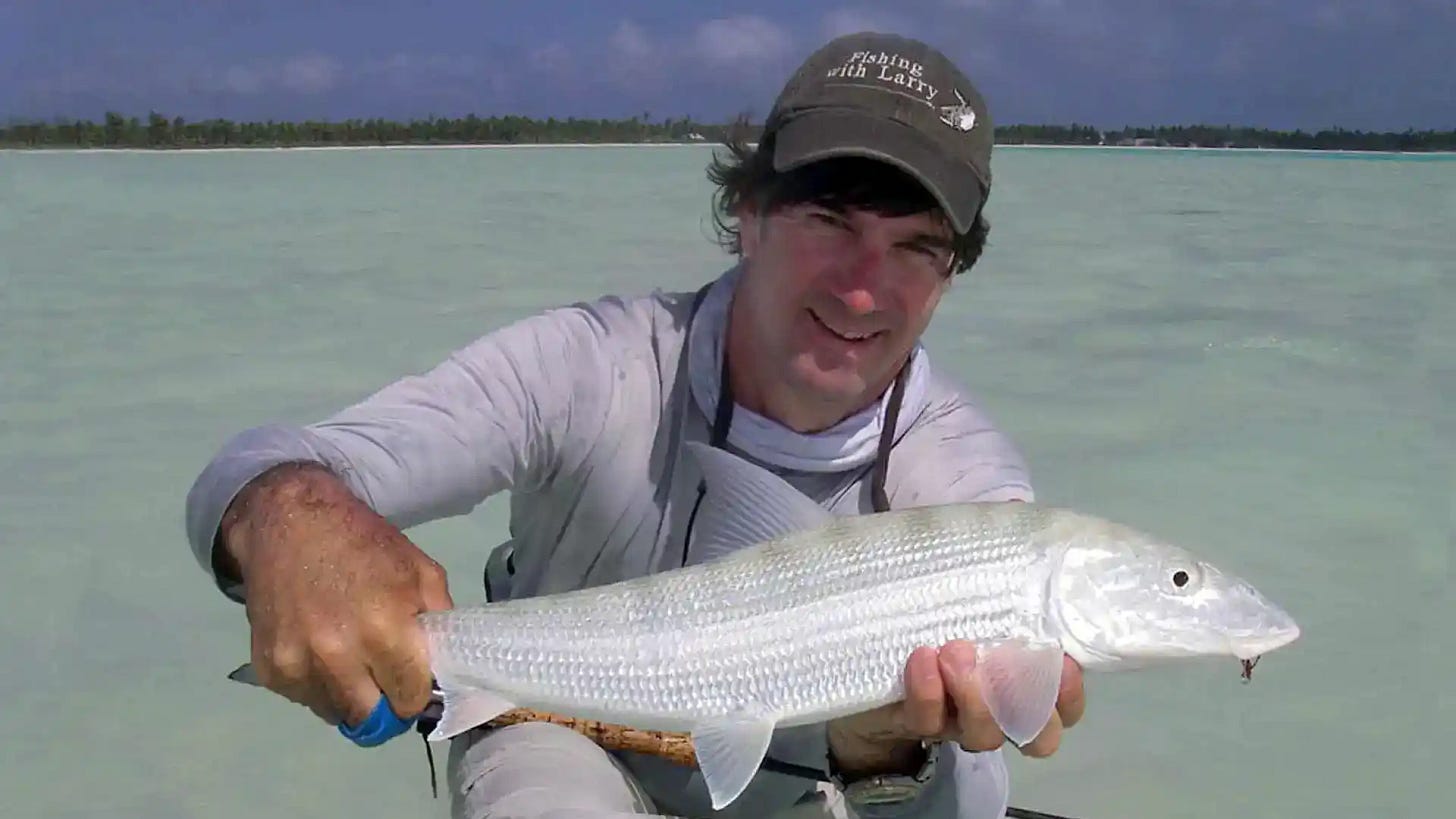 Brad Staples with Bonefish