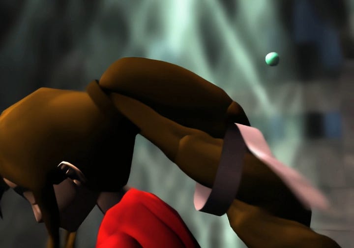 Parallel between the end of Rebirth's prologue and Aerith's death in the original game.