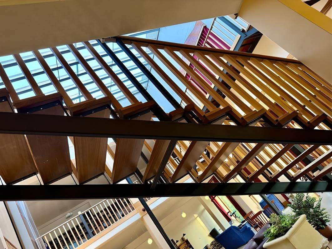 atrium with stairs atrium with stairs