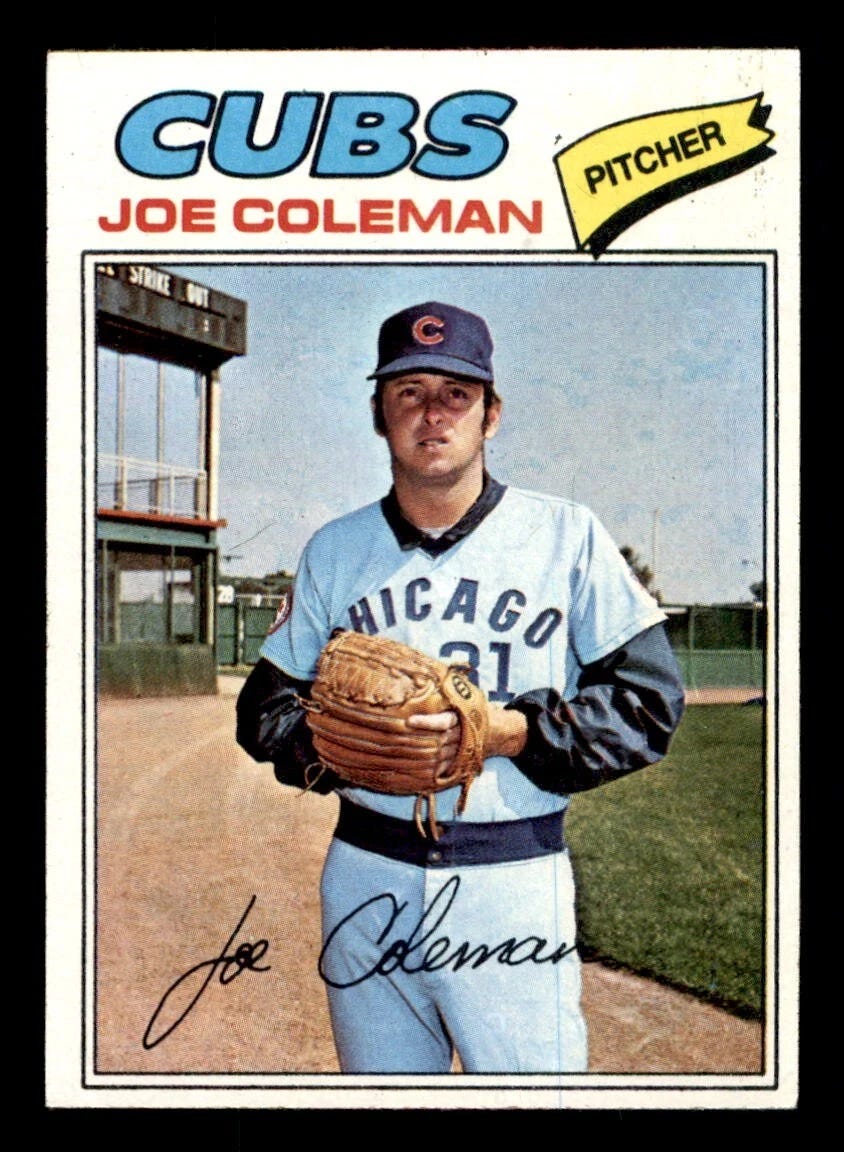 1977 Topps Baseball #219 Joe Coleman EX *d2 - Picture 1 of 2 1977 Topps Baseball #219 Joe Coleman EX *d2 - Picture 1 of 2