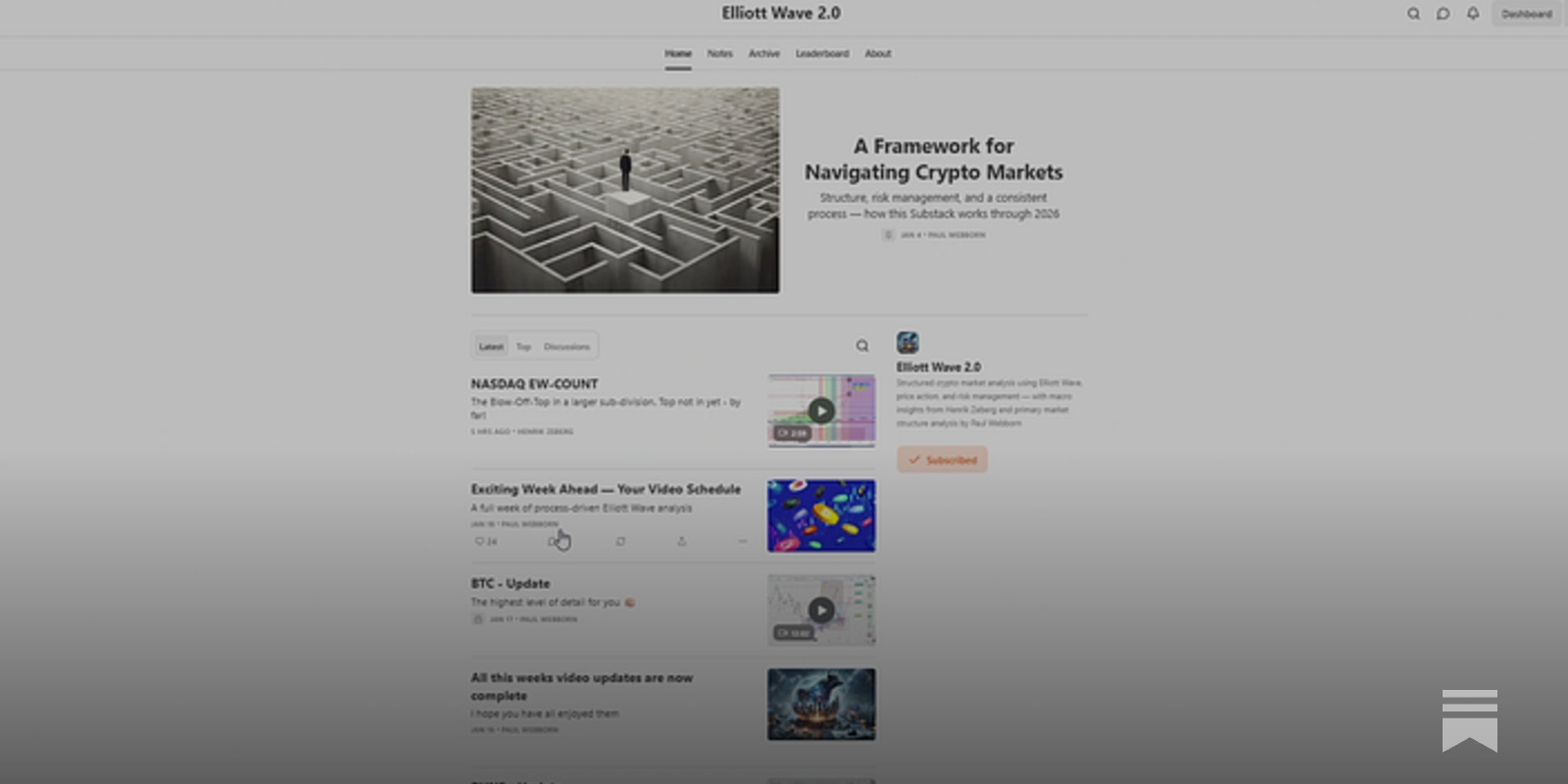 ETH - Update - by Paul Webborn - Elliott Wave 2.0