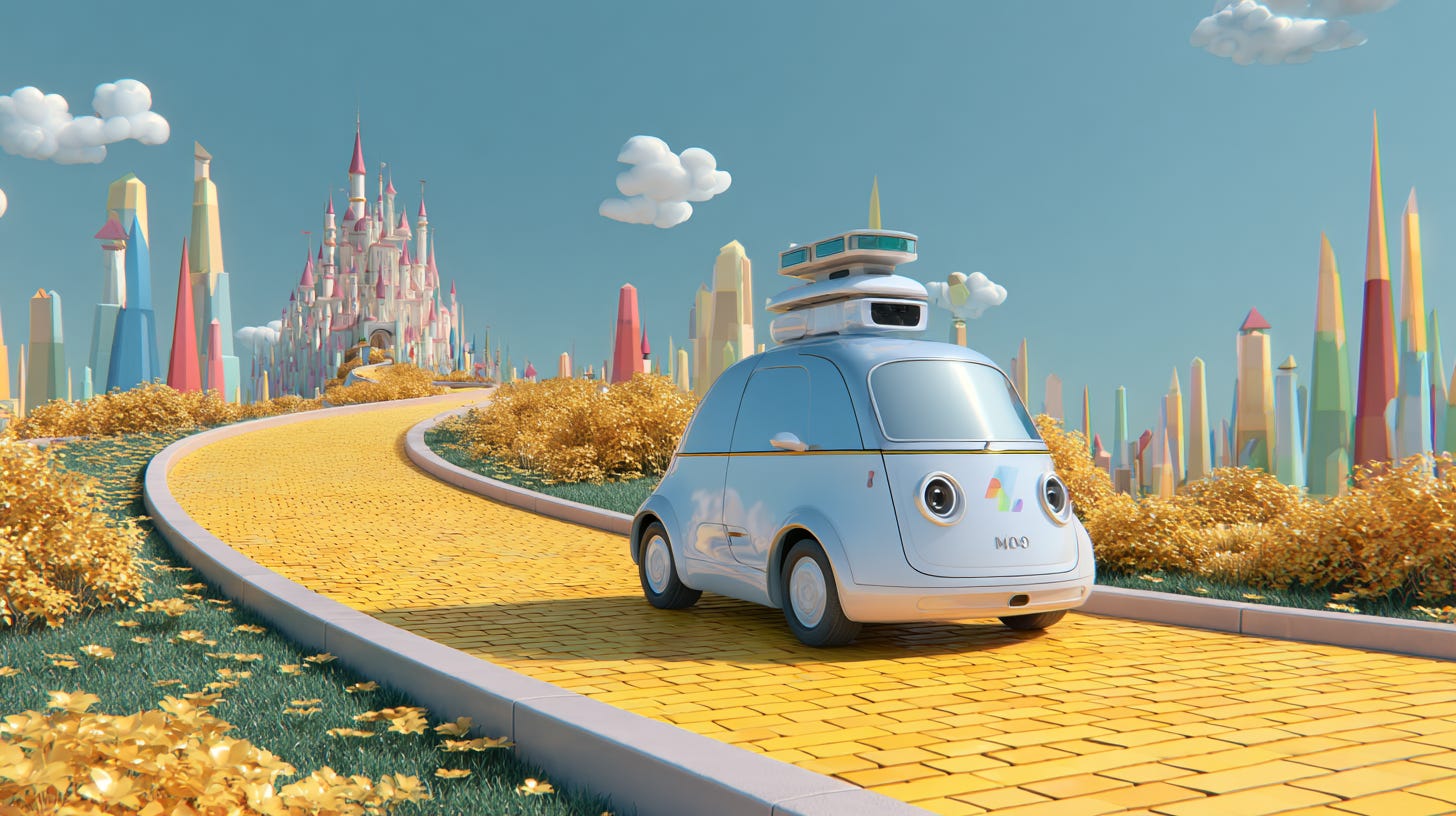 Painted Waymo Everything is Waymo - by Khe Hy