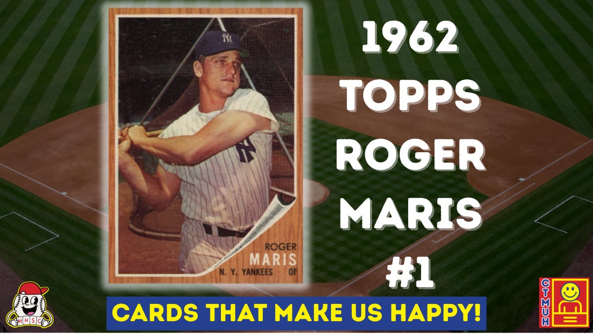 ⚾1962 Topps Roger Maris #1⚾CTMUH No. 1 - by David Gonos
