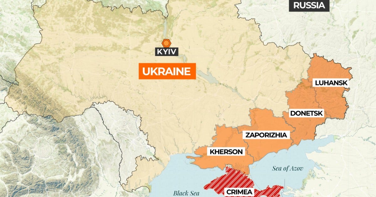 Mapping the occupied Ukraine regions Russia is formally annexing | Russia- Ukraine war News | Al Jazeera