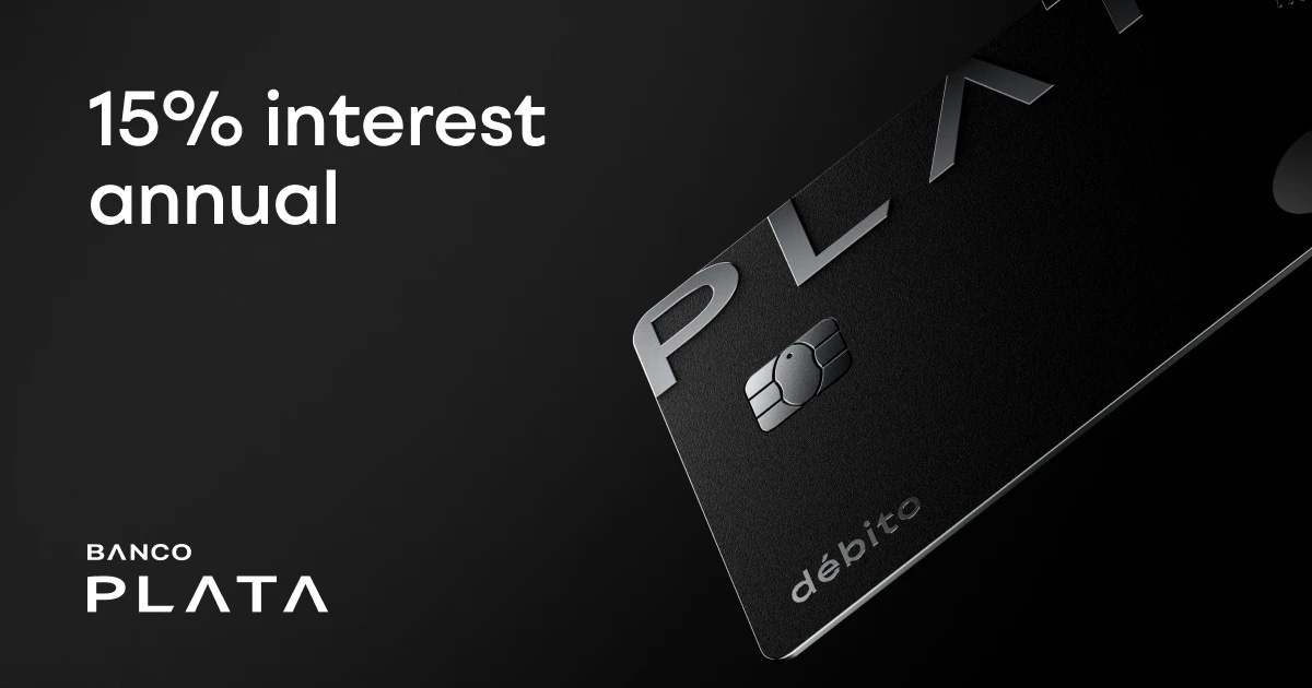 Banco Plata | Plata Cuenta with no annual fee