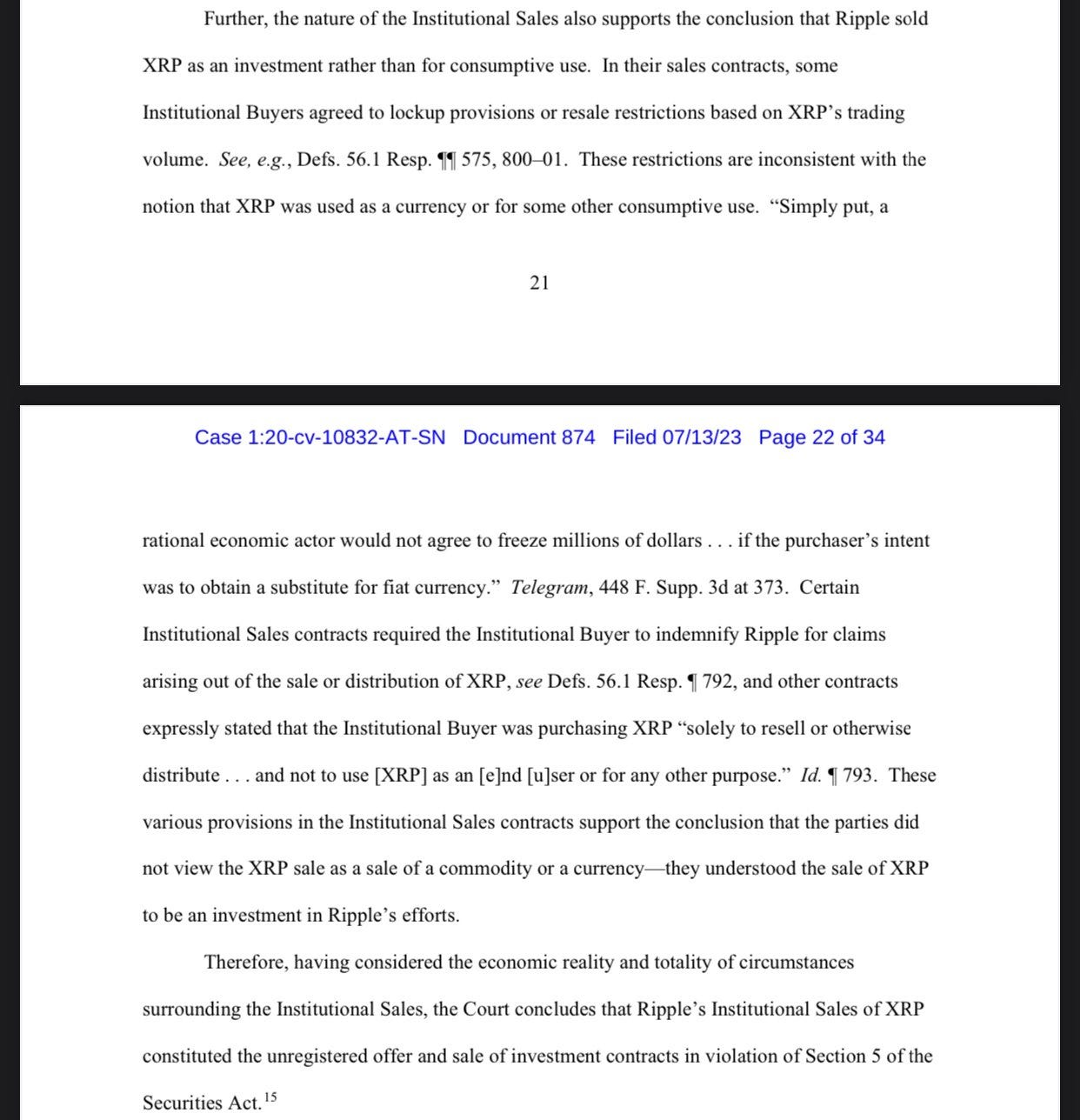 XRP Is Not A Security(?) - by Anthony Pompliano