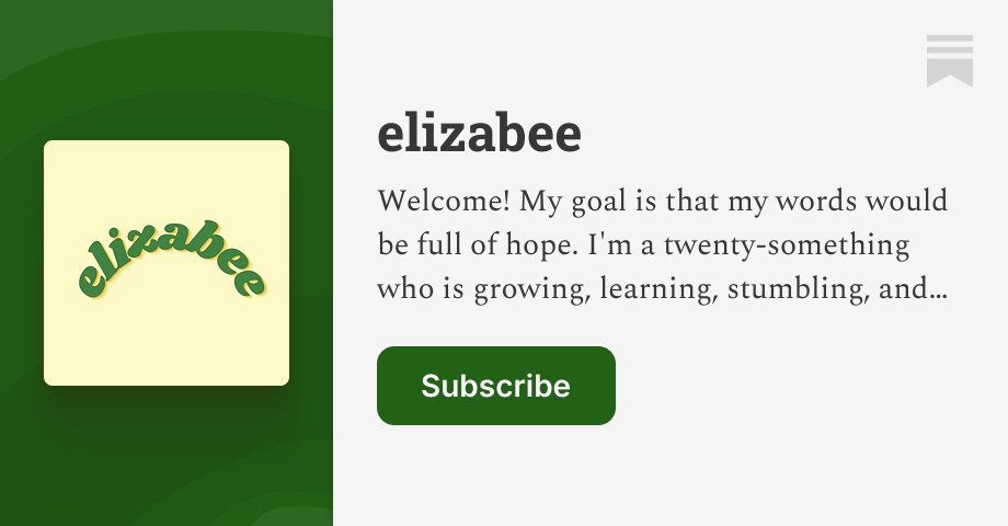 elizabee | Elizabeth | Substack