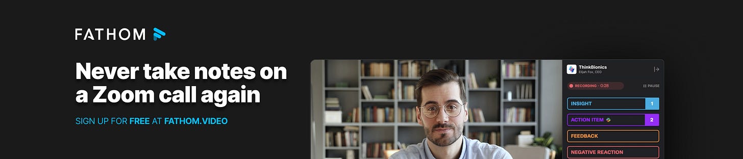 Fathom AI Notetaker Pack, extend Coda with Fathom... - Coda