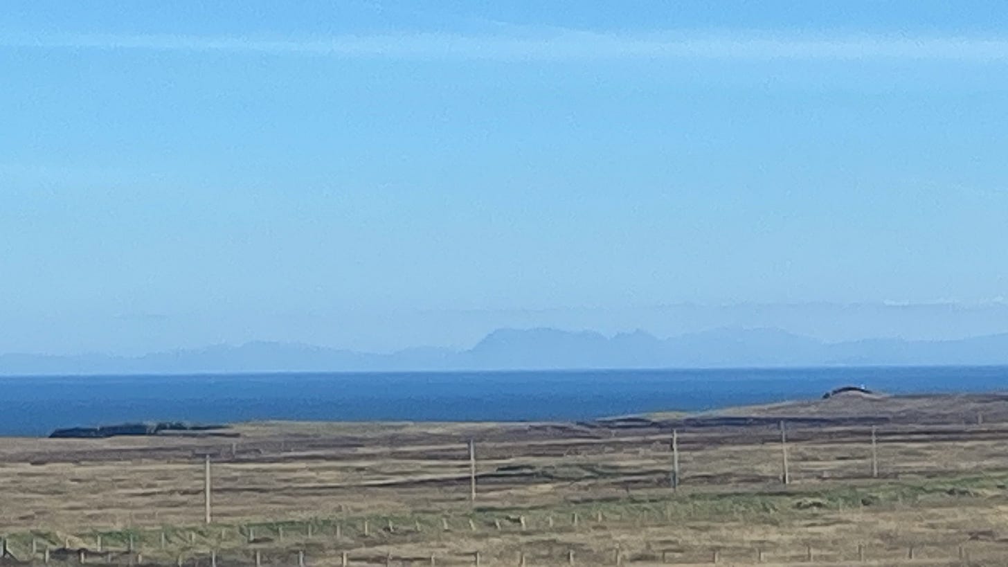The Hills of Assynt from Lewis